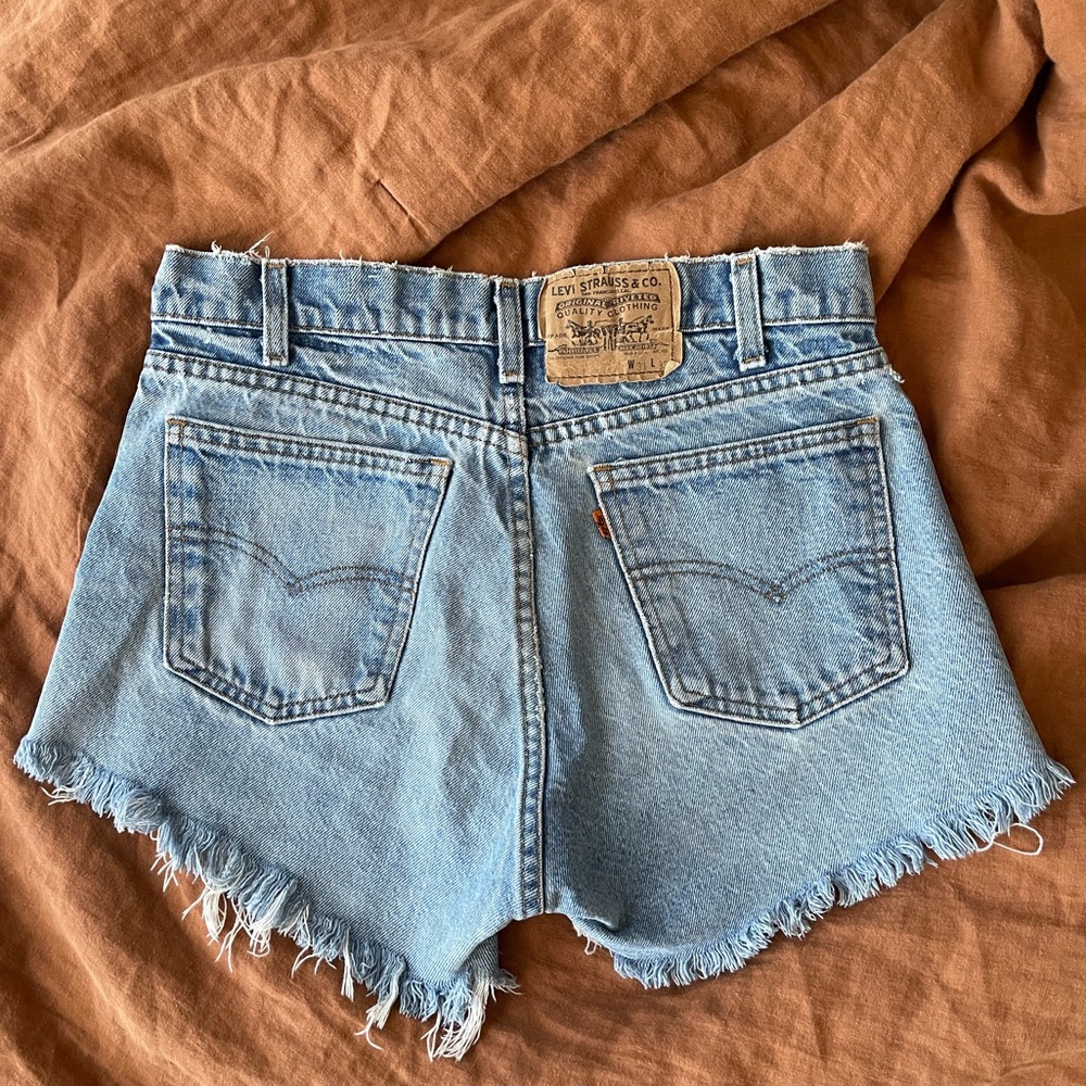 Vintage Orange Tab Levi’s Shorts